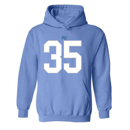 MTSU - NCAA Football : Ashton Jones - Replica Shersey Hooded Sweatshirt-0