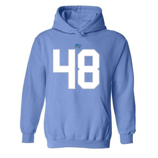 MTSU - NCAA Football : Darnell Malpress - Replica Shersey Hooded Sweatshirt-0