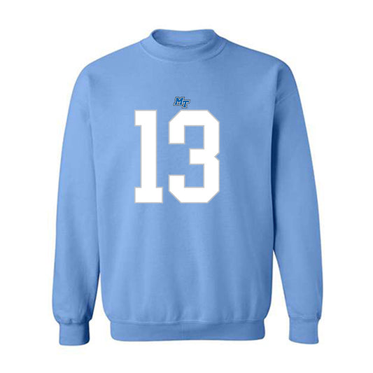 MTSU - NCAA Football : Ziyon Butler - Replica Shersey Crewneck Sweatshirt-0