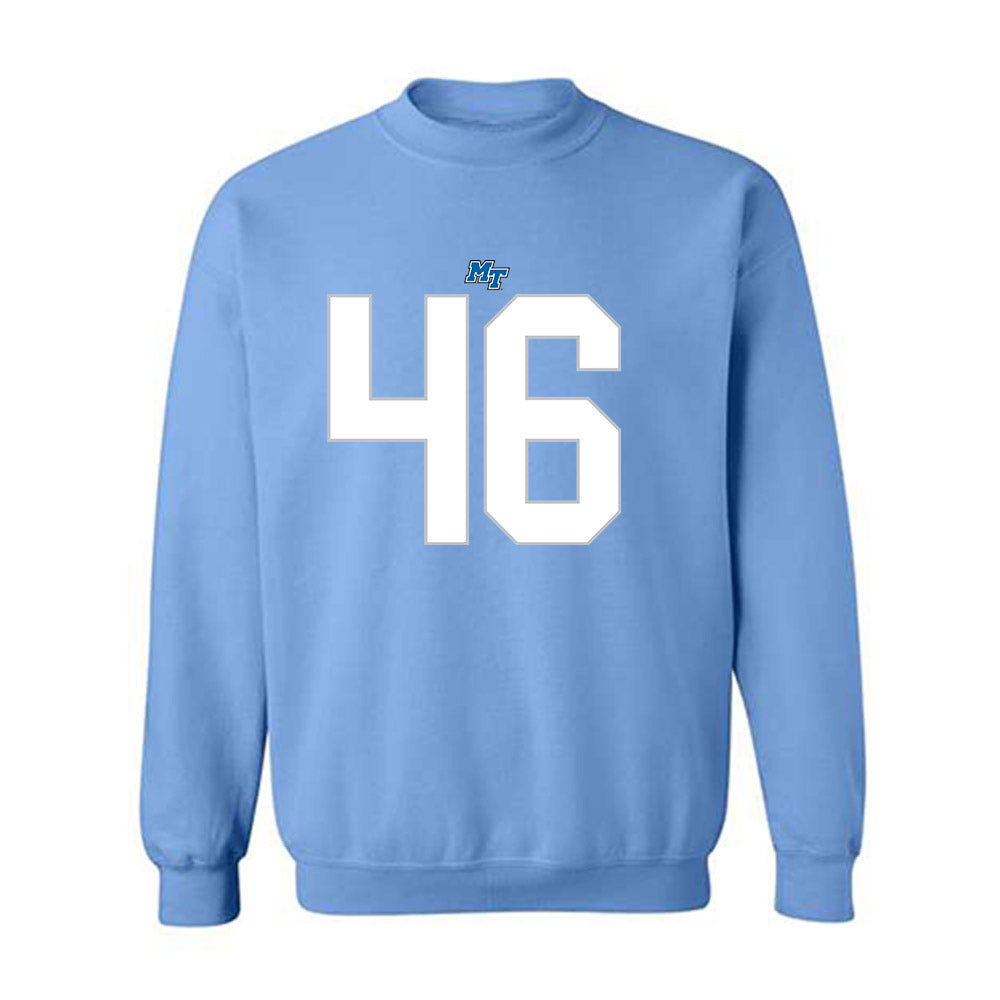 MTSU - NCAA Football : Sawyer Lovvorn - Replica Shersey Crewneck Sweatshirt-0