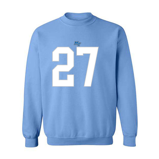 MTSU - NCAA Football : Jalen Jackson - Replica Shersey Crewneck Sweatshirt-0
