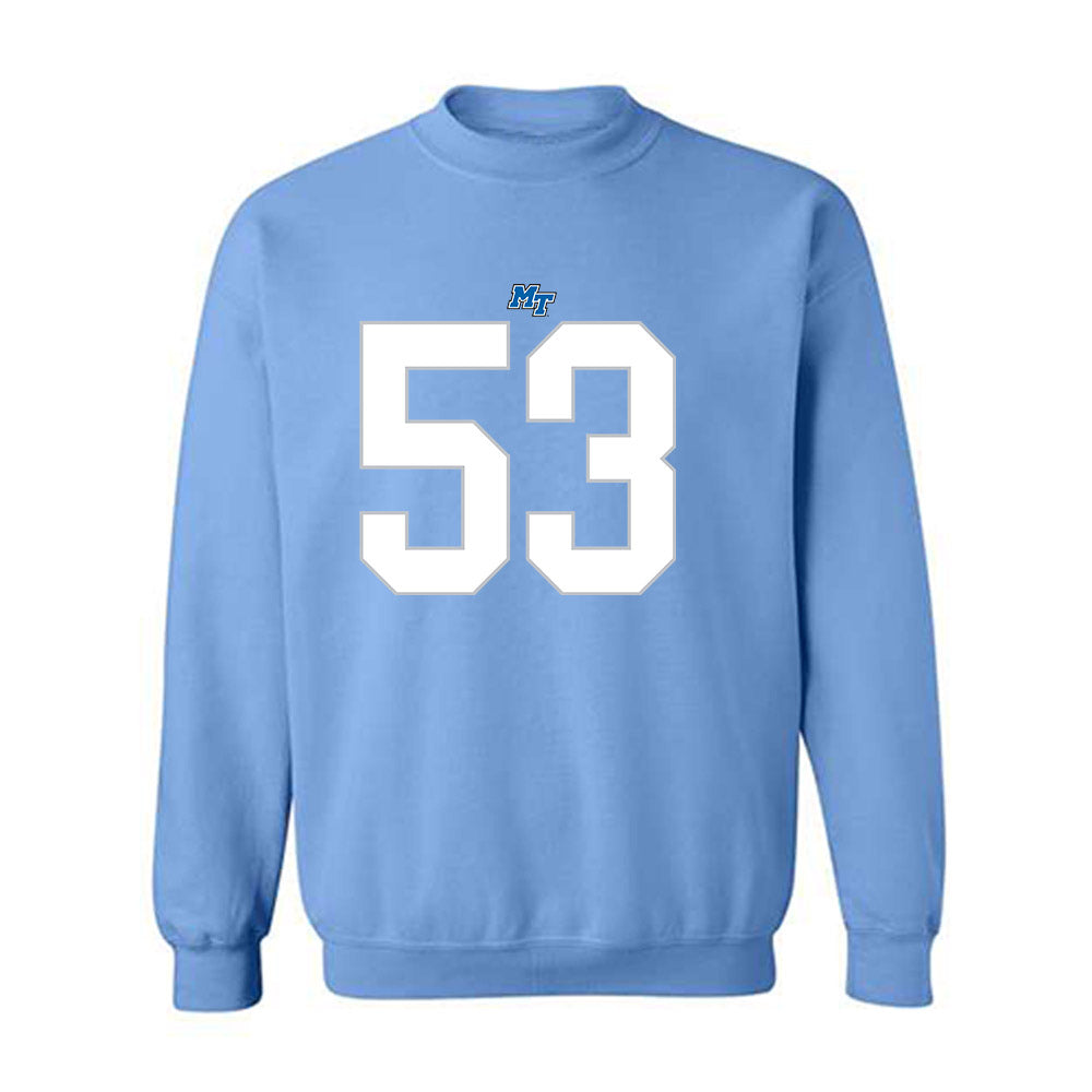 MTSU - NCAA Football : Braxton Lillis - Replica Shersey Crewneck Sweatshirt-0