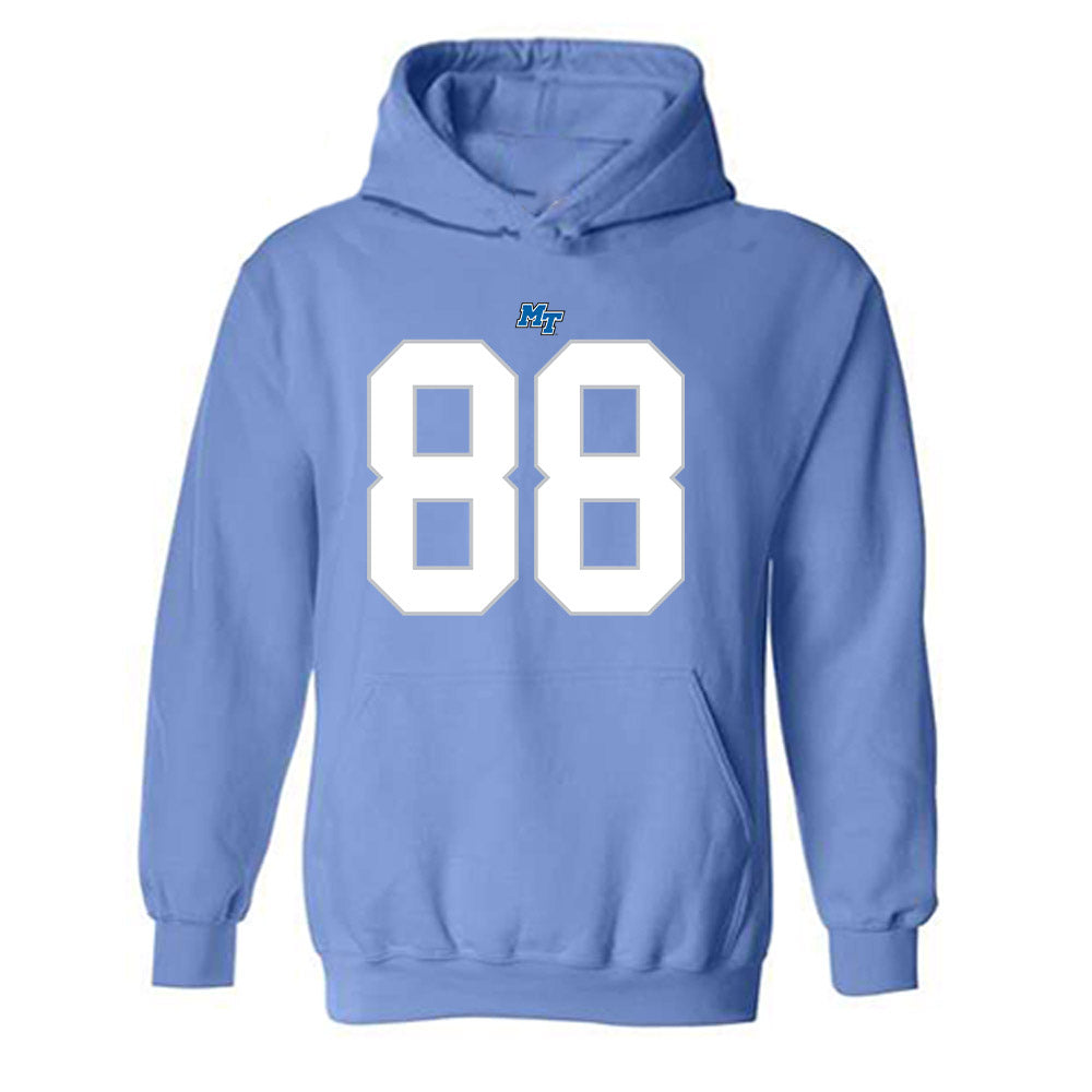 MTSU - NCAA Football : Tayvion Galloway - Replica Shersey Hooded Sweatshirt-0