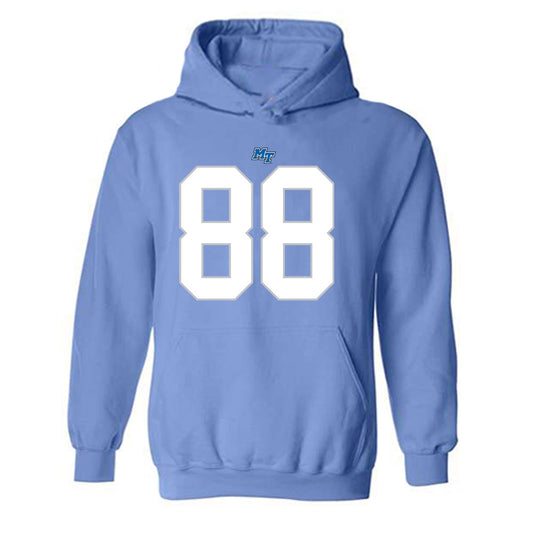 MTSU - NCAA Football : Tayvion Galloway - Replica Shersey Hooded Sweatshirt-0