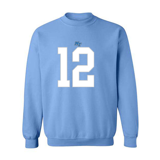 MTSU - NCAA Football : Peter Grandjean - Replica Shersey Crewneck Sweatshirt-0