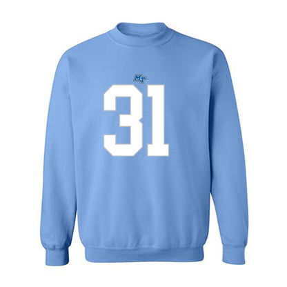 MTSU - NCAA Football : Mathias Malaki-Donaldson - Replica Shersey Crewneck Sweatshirt-0