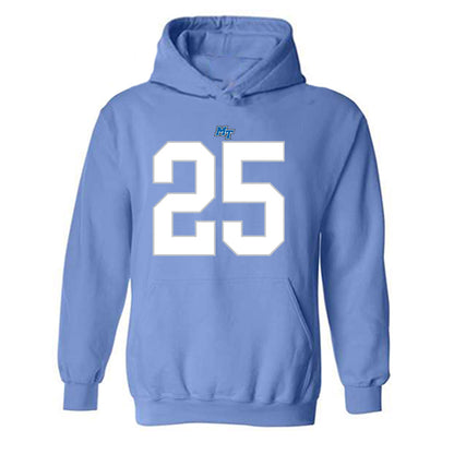 MTSU - NCAA Football : Ethan Sherman - Replica Shersey Hooded Sweatshirt-0