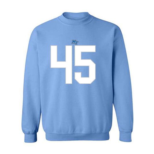 MTSU - NCAA Football : Jayden Arenas-Michel - Replica Shersey Crewneck Sweatshirt-0