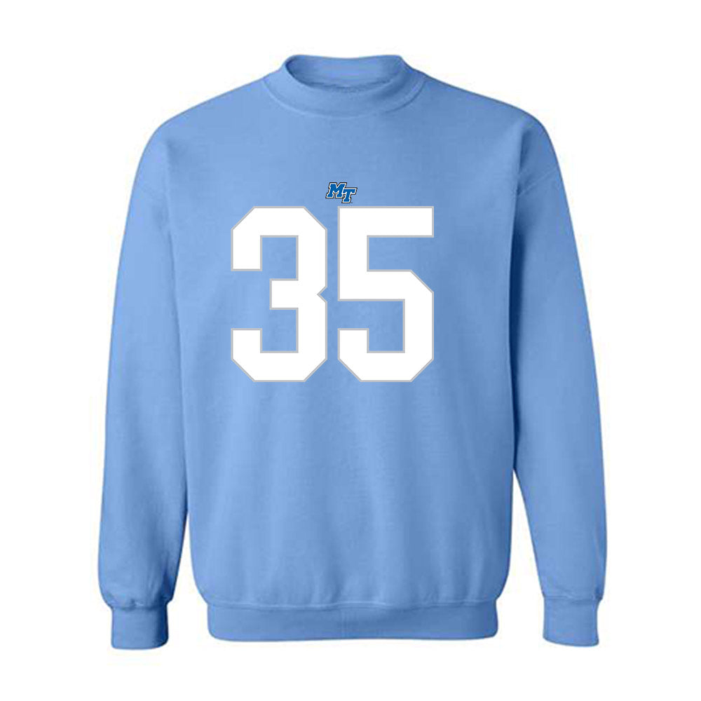 MTSU - NCAA Football : Ashton Jones - Replica Shersey Crewneck Sweatshirt-0