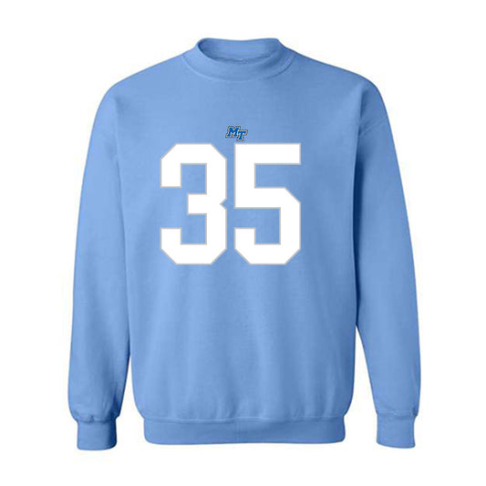 MTSU - NCAA Football : Ashton Jones - Replica Shersey Crewneck Sweatshirt-0