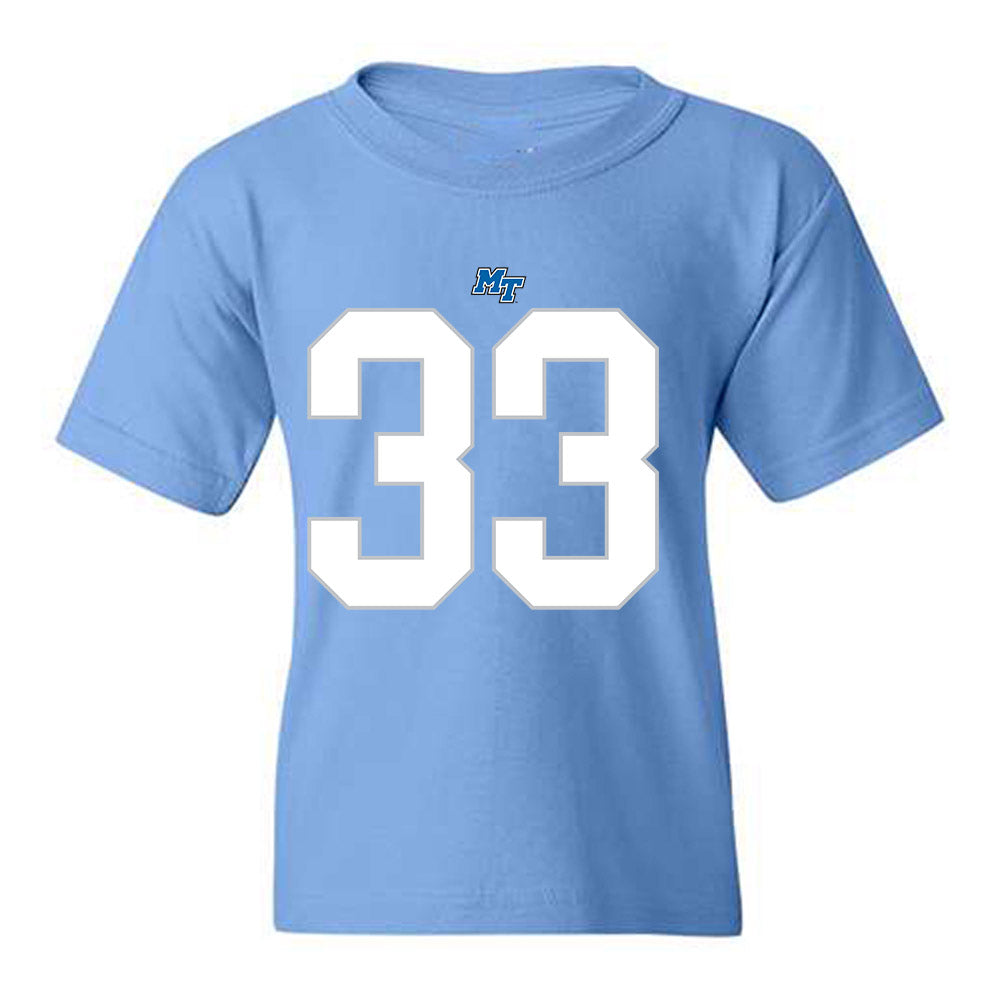 MTSU - NCAA Football : Brooklen Davis - Replica Shersey Youth T-Shirt-0