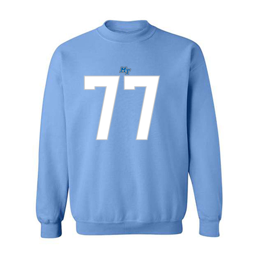MTSU - NCAA Football : Diego Blattler - Replica Shersey Crewneck Sweatshirt-0