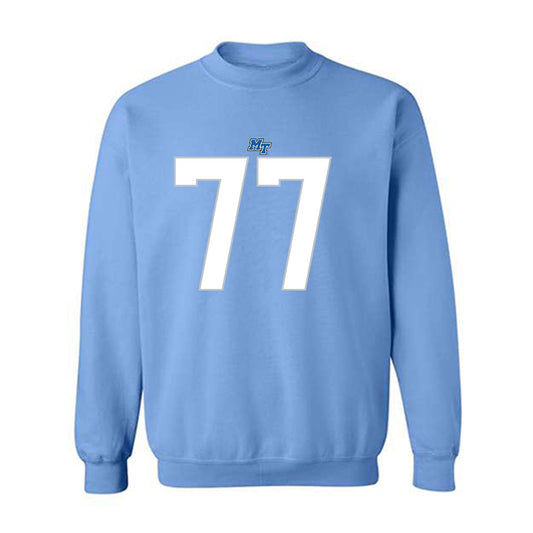 MTSU - NCAA Football : Diego Blattler - Replica Shersey Crewneck Sweatshirt-0