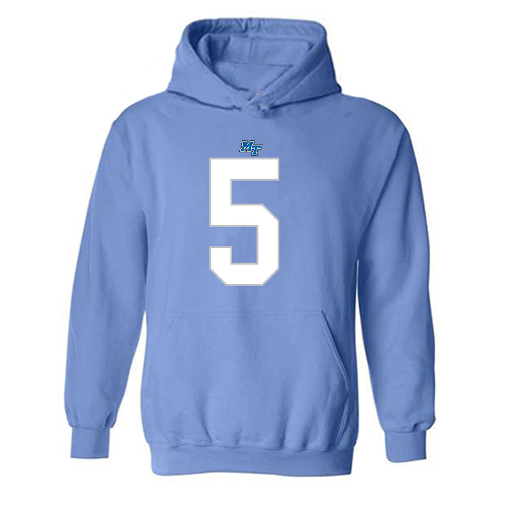 MTSU - NCAA Football : Dyson McCutcheon - Replica Shersey Hooded Sweatshirt-0