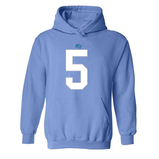 MTSU - NCAA Football : Dyson McCutcheon - Replica Shersey Hooded Sweatshirt-0