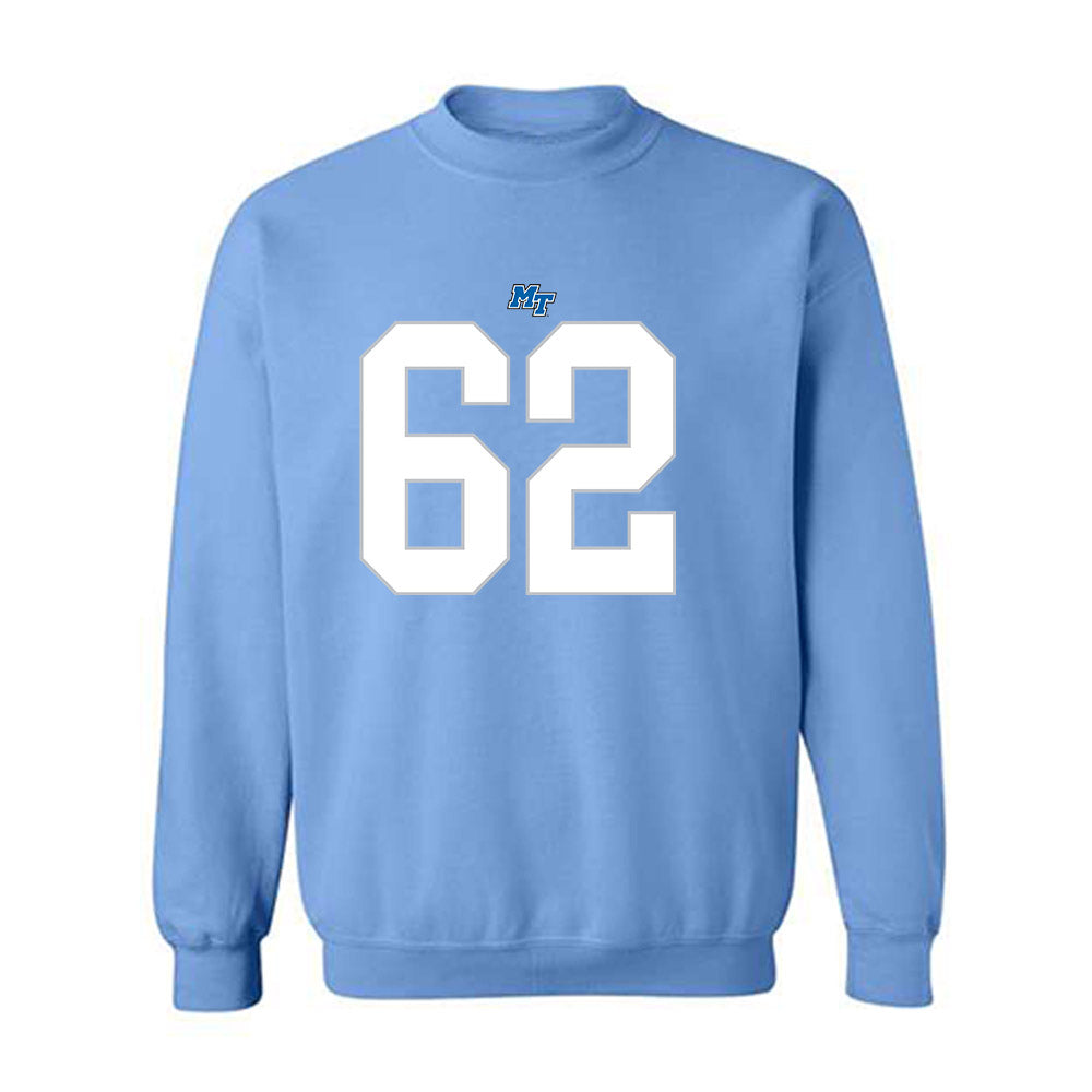MTSU - NCAA Football : Tim Jacobs - Replica Shersey Crewneck Sweatshirt-0