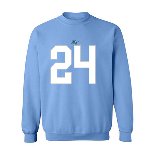MTSU - NCAA Football : Camari Hall - Replica Shersey Crewneck Sweatshirt-0
