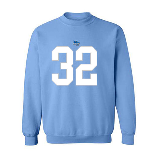MTSU - NCAA Football : Jonas Jimerson - Replica Shersey Crewneck Sweatshirt-0