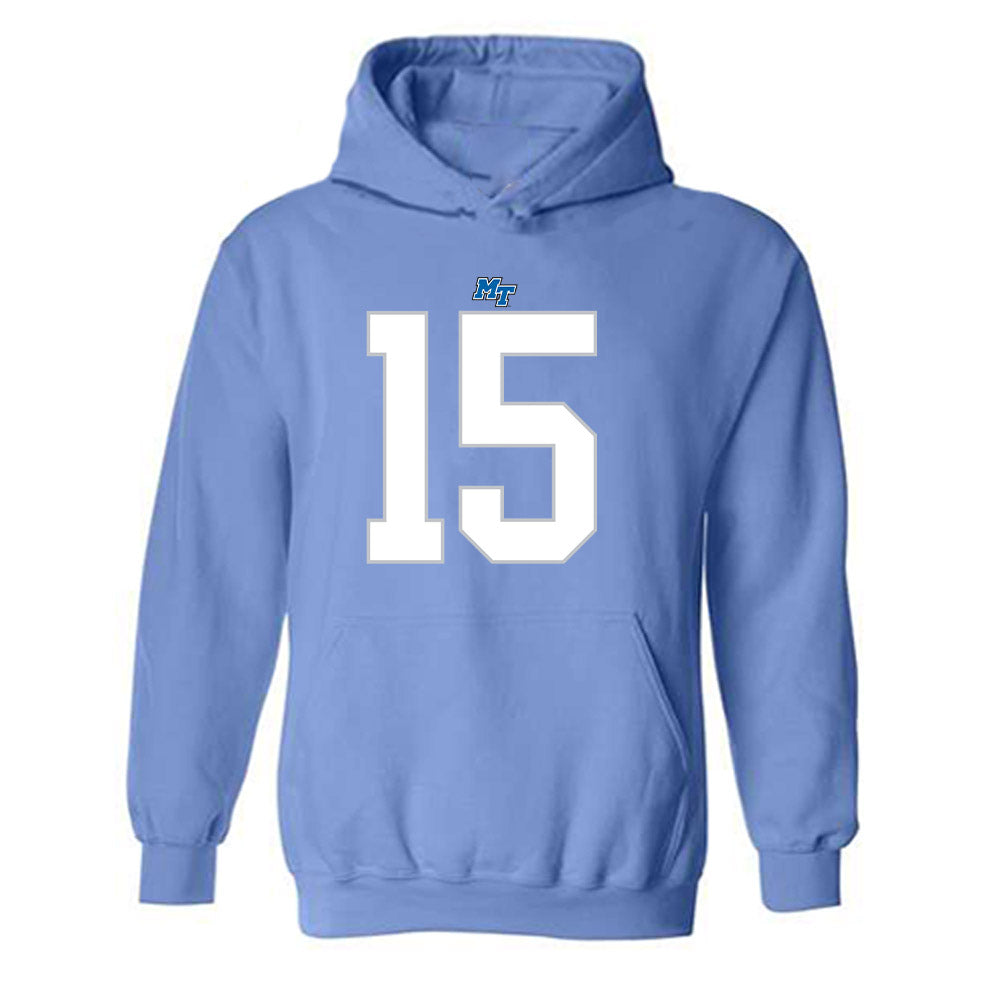 MTSU - NCAA Football : Rocco Williams - Replica Shersey Hooded Sweatshirt-0