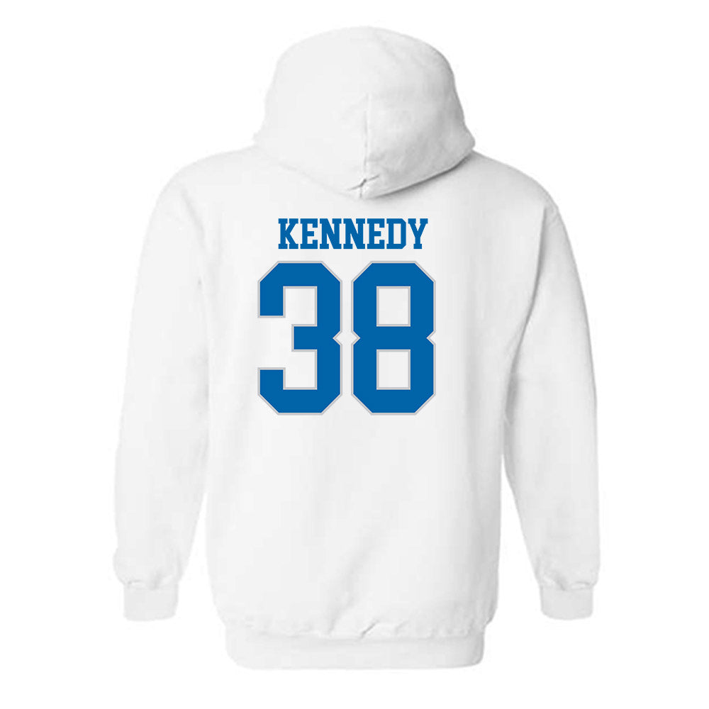 MTSU - NCAA Football : Locke Kennedy - Replica Shersey Hooded Sweatshirt-1