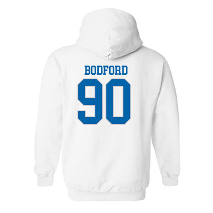 MTSU - NCAA Football : Justin Bodford - Replica Shersey Hooded Sweatshirt-1
