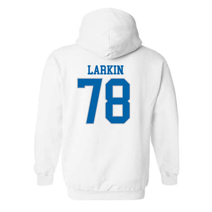 MTSU - NCAA Football : Kyle Larkin - Replica Shersey Hooded Sweatshirt-1