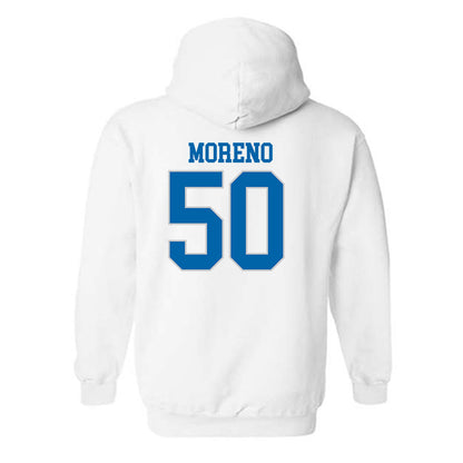 MTSU - NCAA Football : Chris Moreno - Replica Shersey Hooded Sweatshirt-1