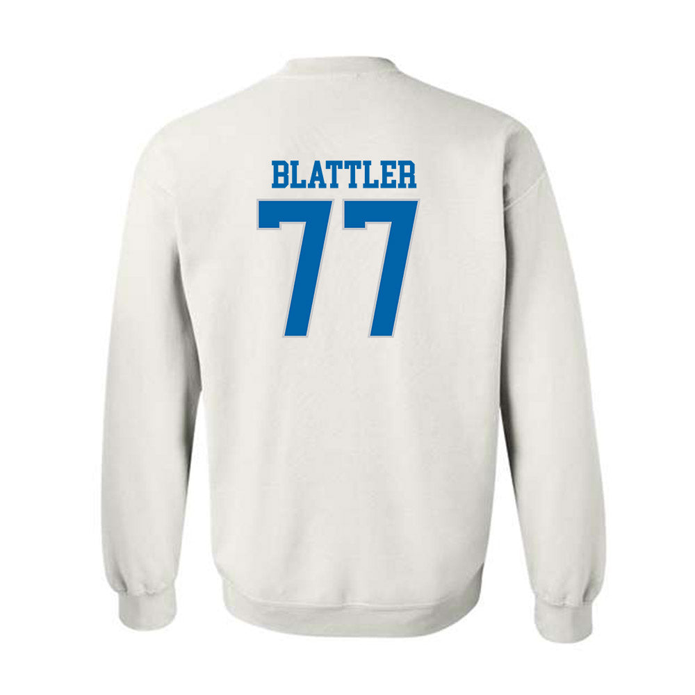 MTSU - NCAA Football : Diego Blattler - Replica Shersey Crewneck Sweatshirt-1