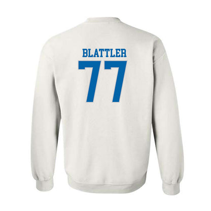 MTSU - NCAA Football : Diego Blattler - Replica Shersey Crewneck Sweatshirt-1