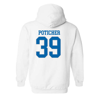 MTSU - NCAA Football : Evan Poticher - Replica Shersey Hooded Sweatshirt-1