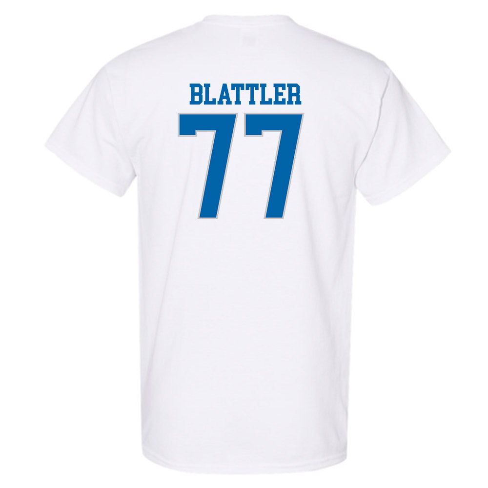 MTSU - NCAA Football : Diego Blattler - Replica Shersey T-Shirt-1