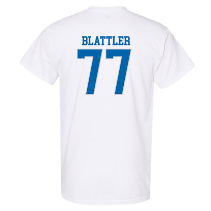 MTSU - NCAA Football : Diego Blattler - Replica Shersey T-Shirt-1