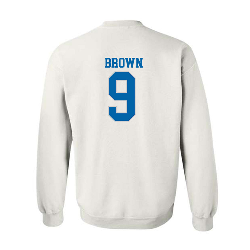 MTSU - NCAA Football : Terrence Brown - Replica Shersey Crewneck Sweatshirt-1