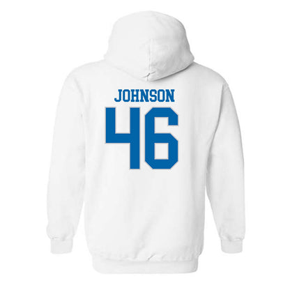 MTSU - NCAA Football : Reggie Johnson - Replica Shersey Hooded Sweatshirt-1