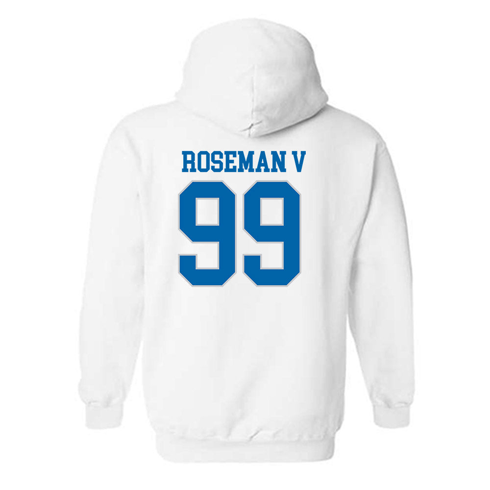 MTSU - NCAA Football : Archie Roseman V - Replica Shersey Hooded Sweatshirt-1