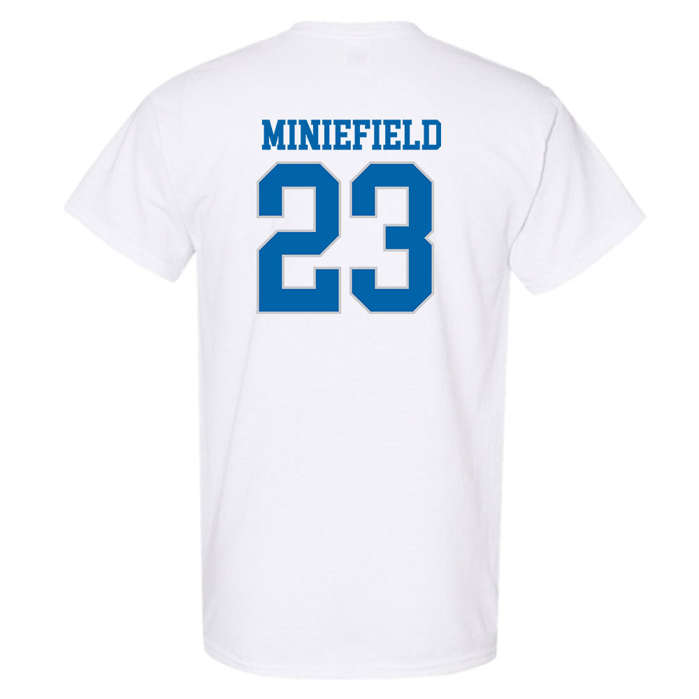 MTSU - NCAA Football : KJ Miniefield - Replica Shersey T-Shirt-1