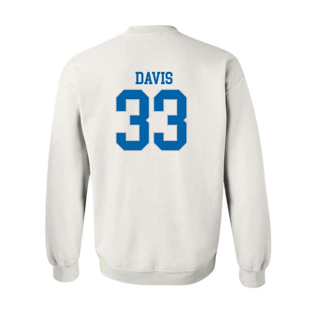 MTSU - NCAA Football : Brooklen Davis - Replica Shersey Crewneck Sweatshirt-1