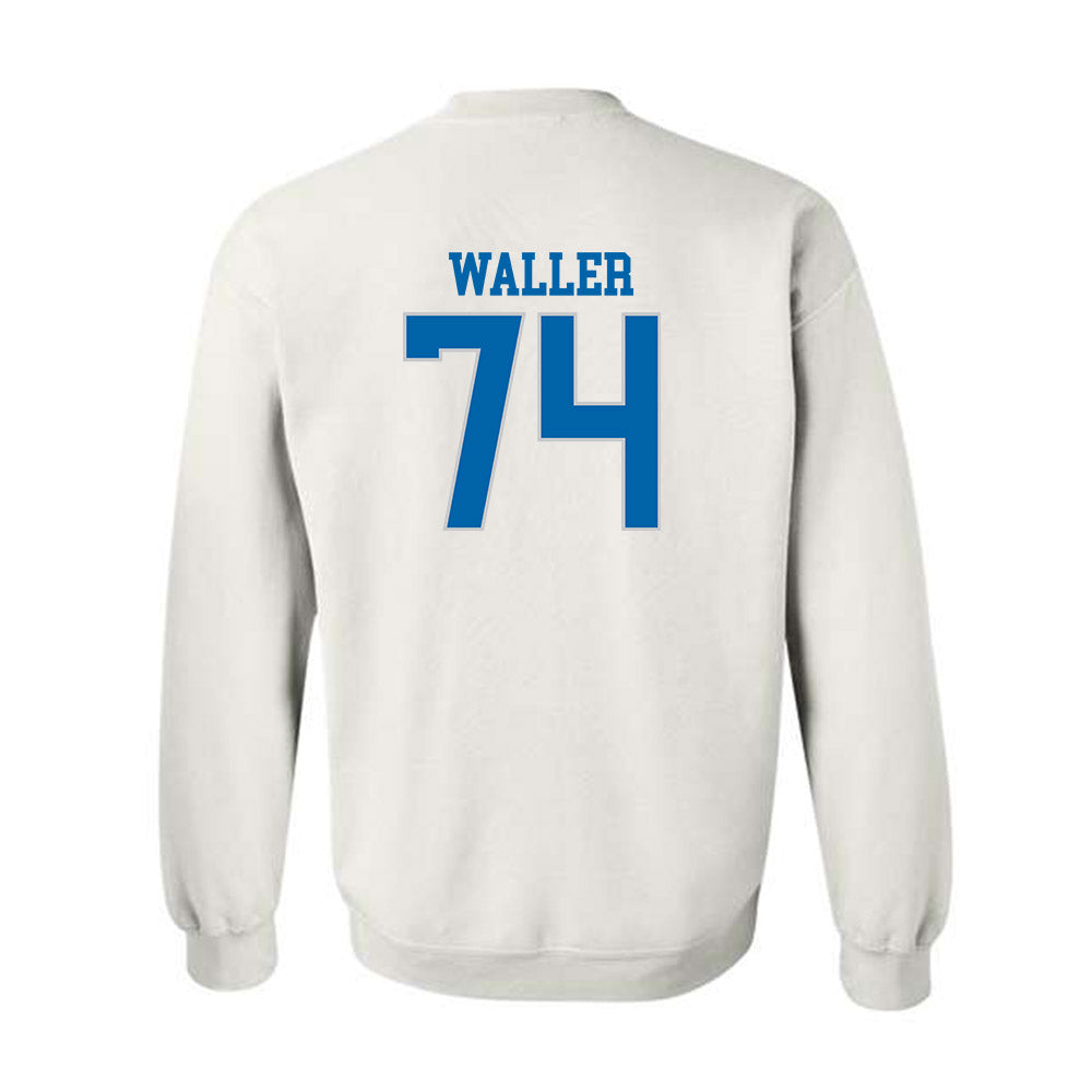 MTSU - NCAA Football : Jonathan Waller - Replica Shersey Crewneck Sweatshirt-1