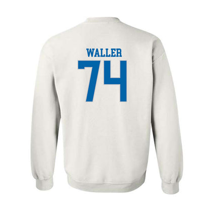MTSU - NCAA Football : Jonathan Waller - Replica Shersey Crewneck Sweatshirt-1