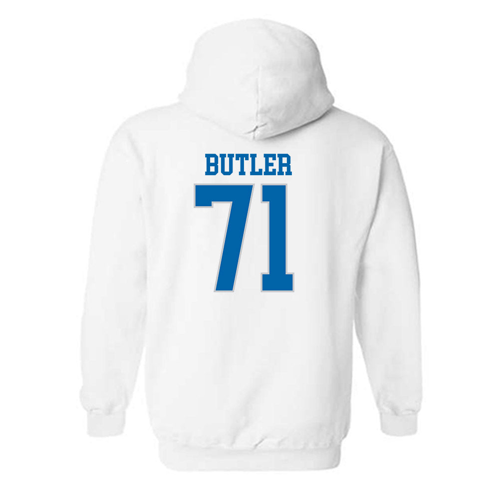 MTSU - NCAA Football : Quentin Butler - Replica Shersey Hooded Sweatshirt-1