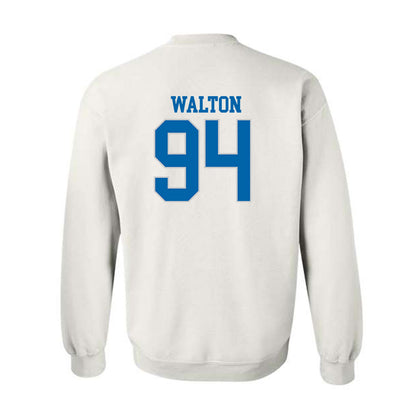 MTSU - NCAA Football : Jack Walton - Replica Shersey Crewneck Sweatshirt-1