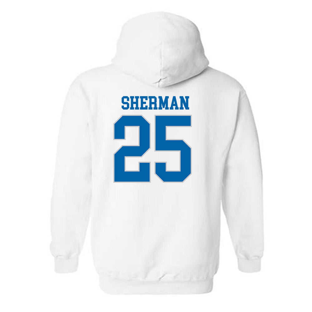 MTSU - NCAA Football : Ethan Sherman - Replica Shersey Hooded Sweatshirt-1