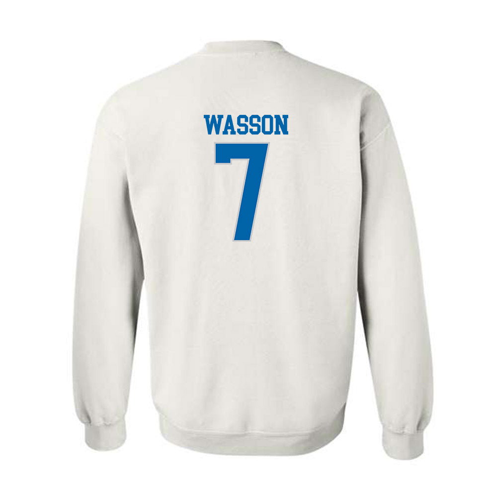 MTSU - NCAA Football : Hogan Wasson - Replica Shersey Crewneck Sweatshirt-1