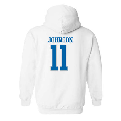 MTSU - NCAA Football : James Johnson - Replica Shersey Hooded Sweatshirt-1