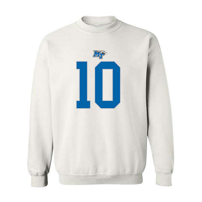 MTSU - NCAA Football : Mason Mallory - Replica Shersey Crewneck Sweatshirt-0