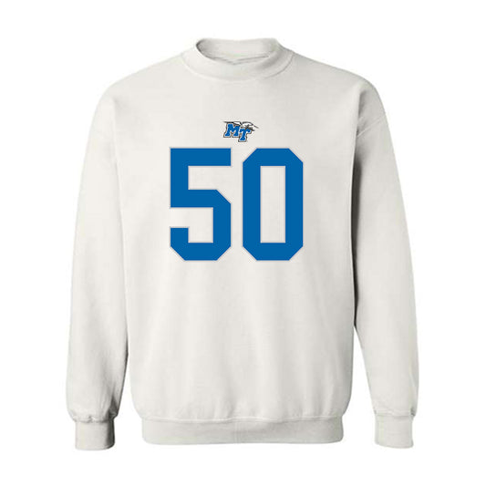 MTSU - NCAA Football : Elijah Carney - Replica Shersey Crewneck Sweatshirt-0