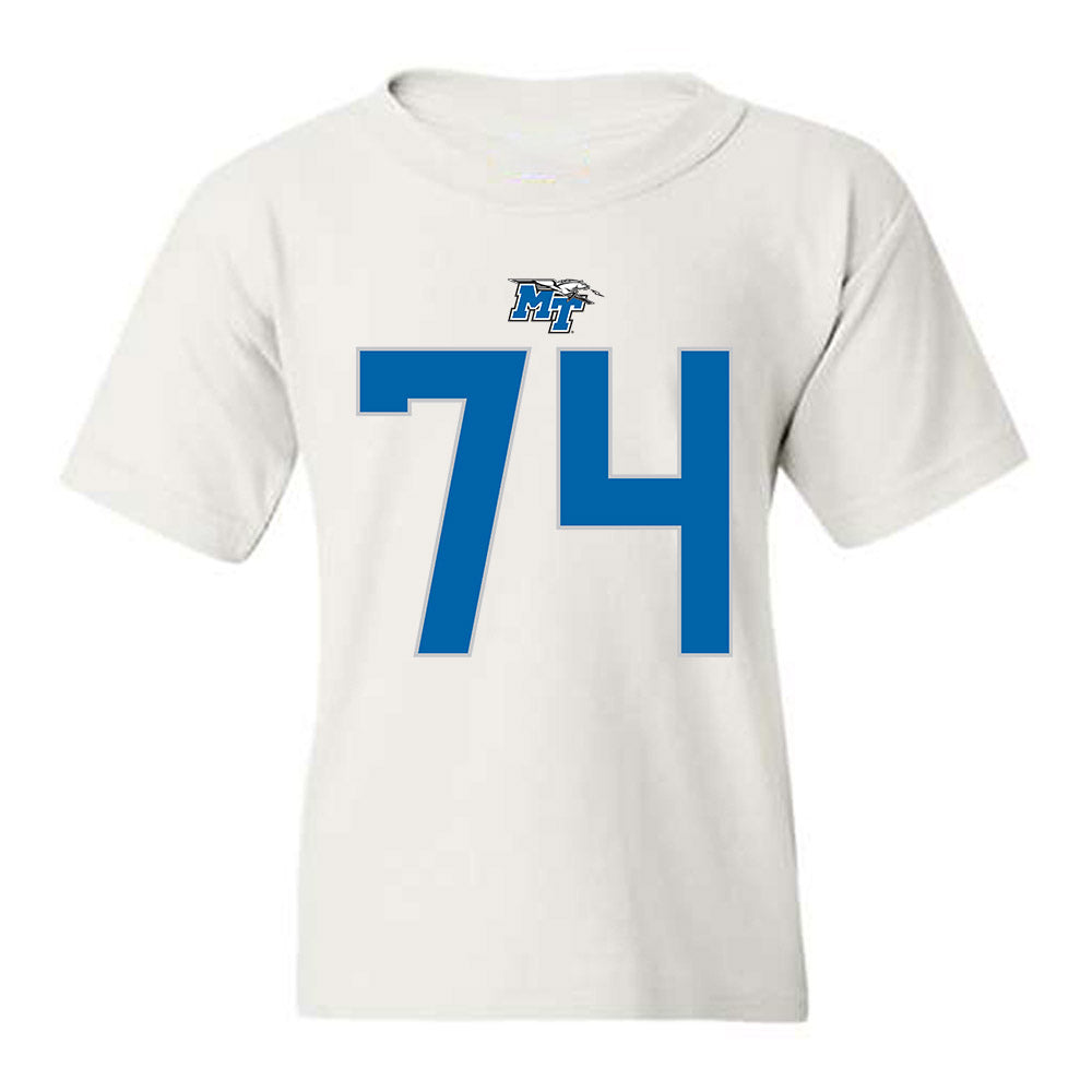 MTSU - NCAA Football : Jonathan Waller - Replica Shersey Youth T-Shirt-0