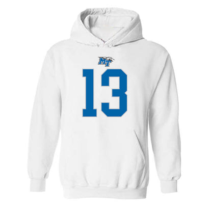 MTSU - NCAA Football : Ziyon Butler - Replica Shersey Hooded Sweatshirt-0