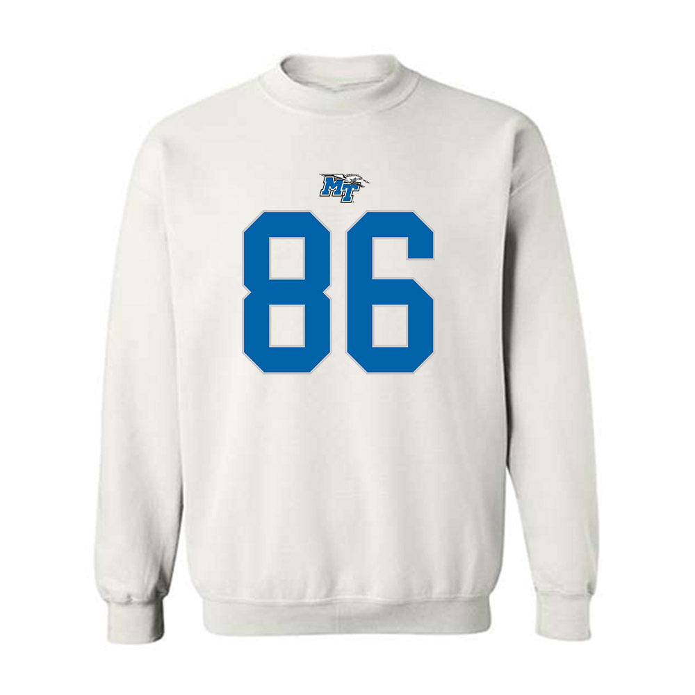MTSU - NCAA Football : Brody Benke - Replica Shersey Crewneck Sweatshirt-0