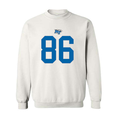 MTSU - NCAA Football : Brody Benke - Replica Shersey Crewneck Sweatshirt-0